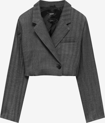 Pull&Bear Blazer | črna barva: sprednja stran