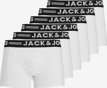 JACK & JONES Boxershorts 'Sense' in Wit: voorkant