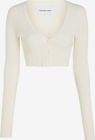 Cardigan Calvin Klein en blanc : devant