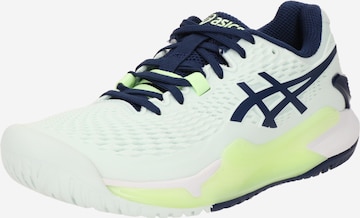 ASICS Sportcipő 'GEL-RESOLUTION 9' - zöld: elől