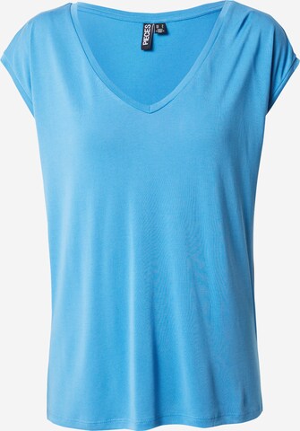 PIECES - Camisa 'KAMALA' em azul: frente