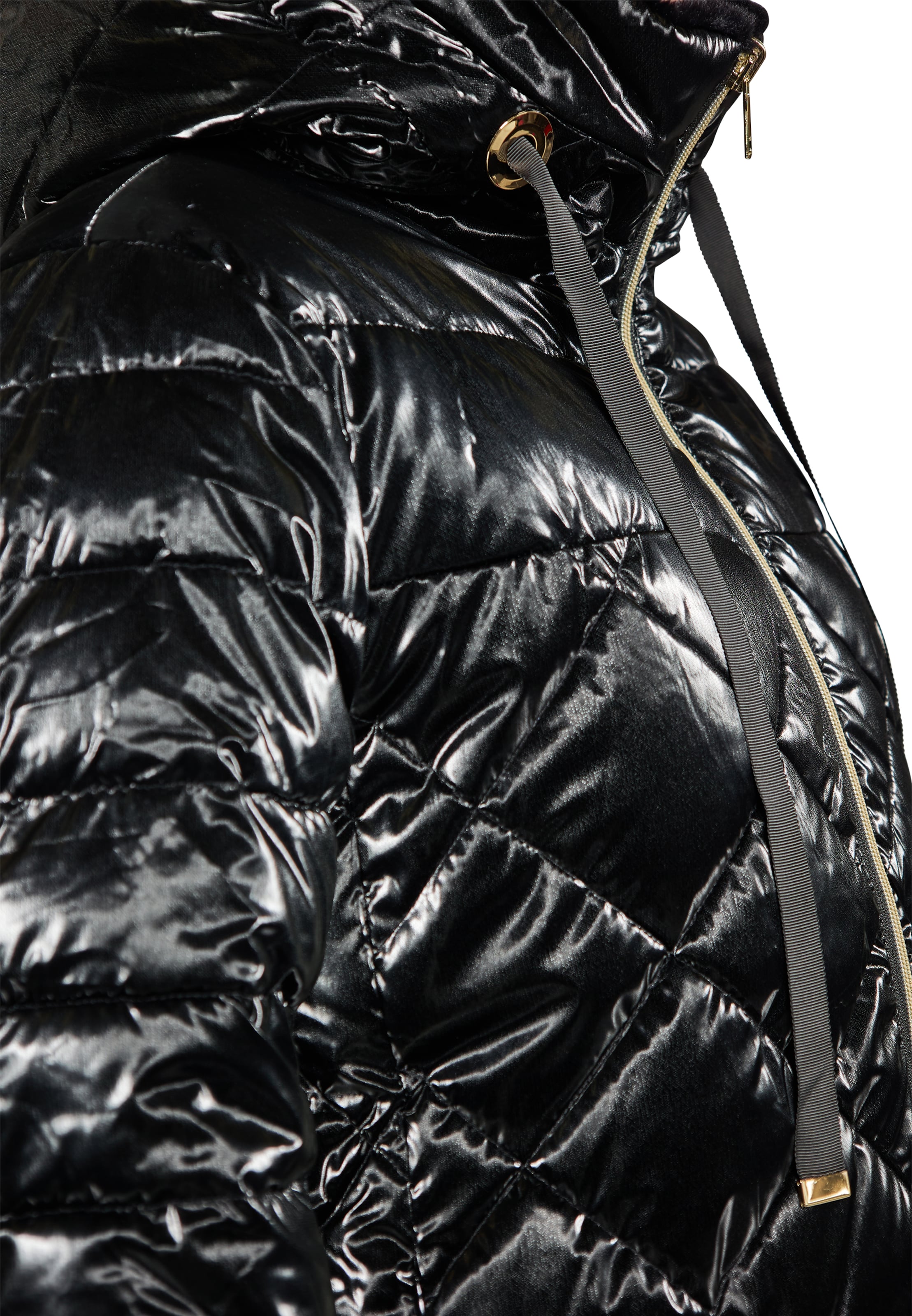 Usha - Sobretudo meia-estação em preto