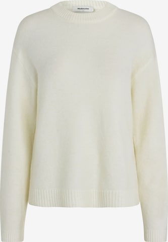 modström - Jersey 'Tree' en beige: frente