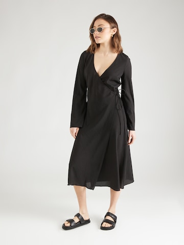 Gina Tricot Obleka | črna barva: sprednja stran