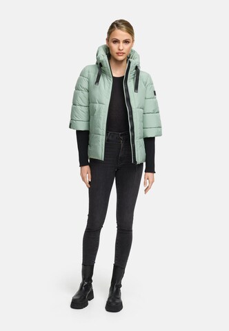 NAVAHOO Winterjacke 'Lotusherz XIV' in Grün