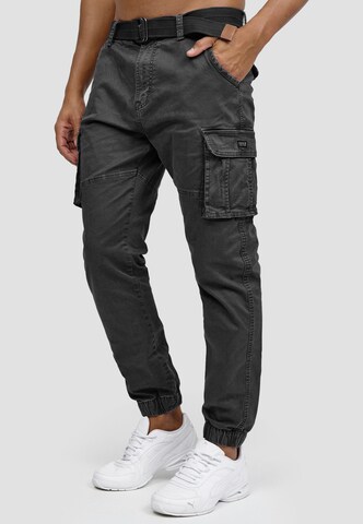 Regular Pantalon 'Kerr' INDICODE JEANS en noir