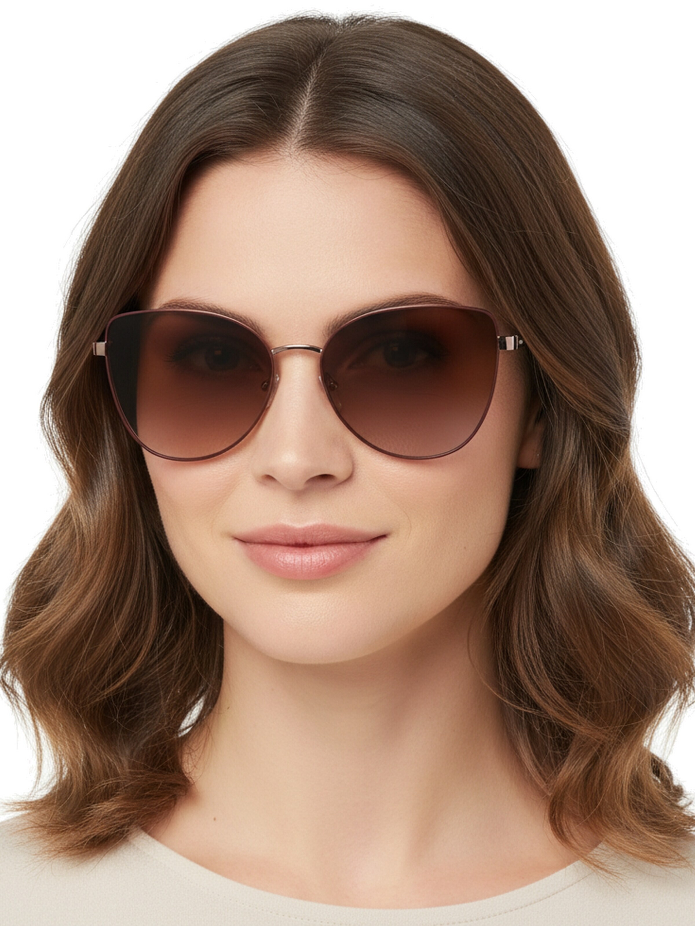 Longchamp - Gafas de sol en oro: frente