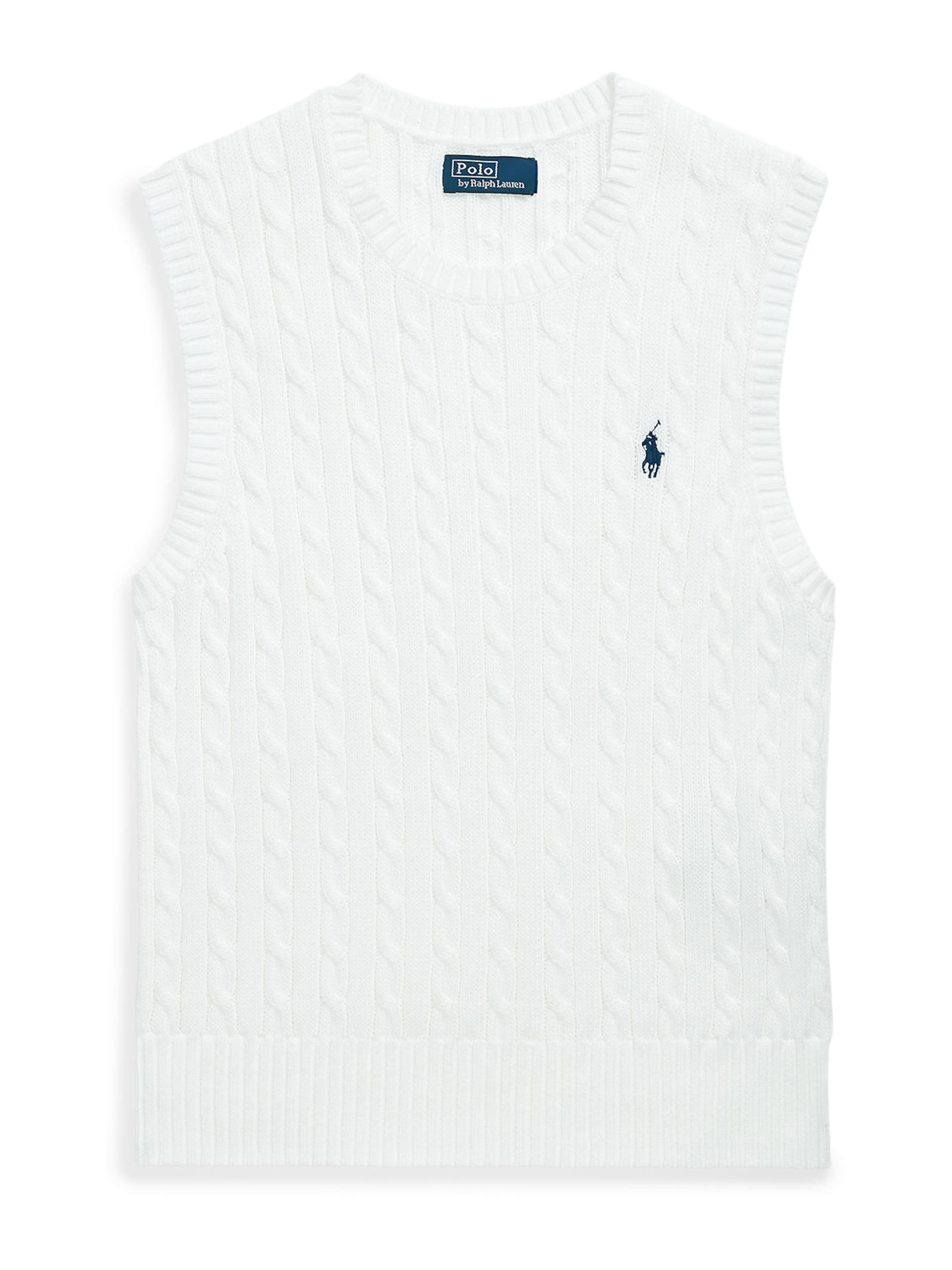 Polo Ralph Lauren Πουλόβερ σε λευκό: μπροστά