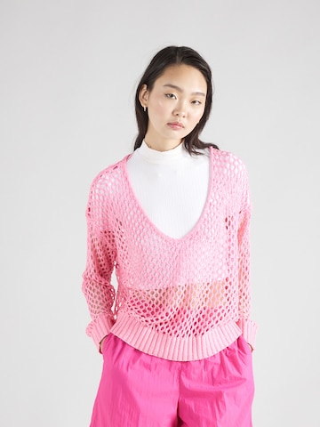 Cotton On Sweater in Pink: front