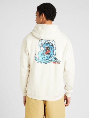 Santa Cruz Sweatshirt 'SCREAMING WAVE' in Grau: Vorderseite