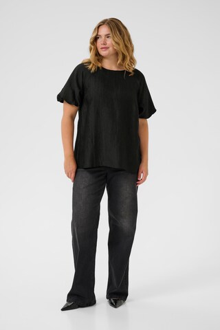 Chemisier 'Girla' KAFFE CURVE en noir