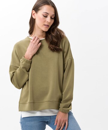 BRAX Sweatshirt 'Bo' in Green: front