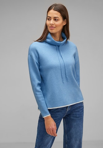 STREET ONE Sweater in Blue: front