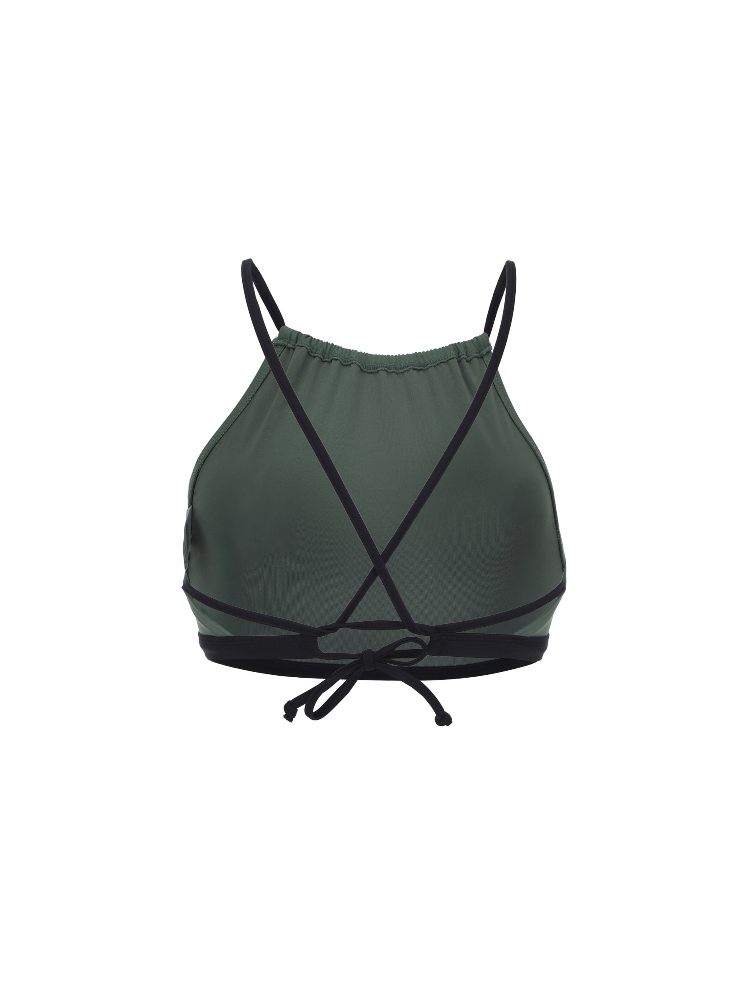 žalia VIVID Aukštu kaklu Bikinio viršutinė dalis