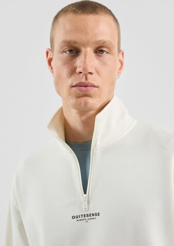 Sweat-shirt QS en beige