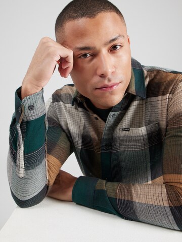 GARCIA Regular fit Button Up Shirt in Green