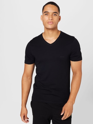 Tricou 'Classic' de la BOSS pe negru: față