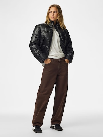 PIECES Übergangsjacke in Schwarz