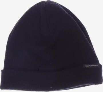 PEAK PERFORMANCE Hat & Cap in L in Black: front