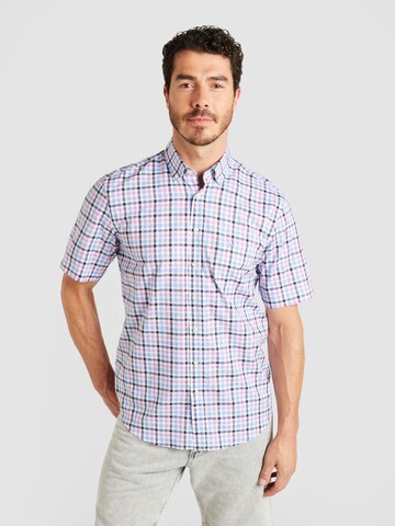 FYNCH-HATTON - Regular Fit Camisa em mistura de cores: frente