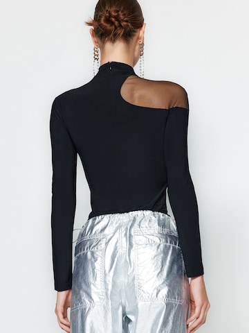 Shirtbody Trendyol en noir