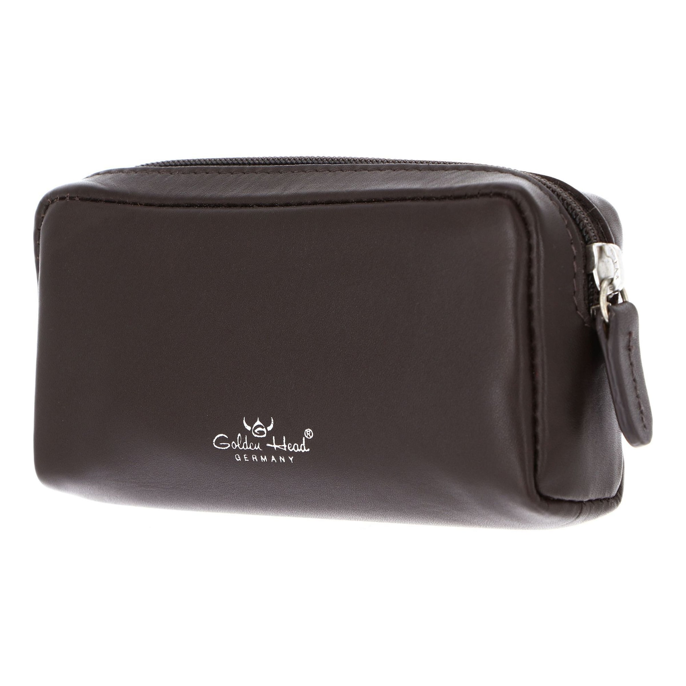 GOLDEN HEAD Etui 'Polo' in Braun