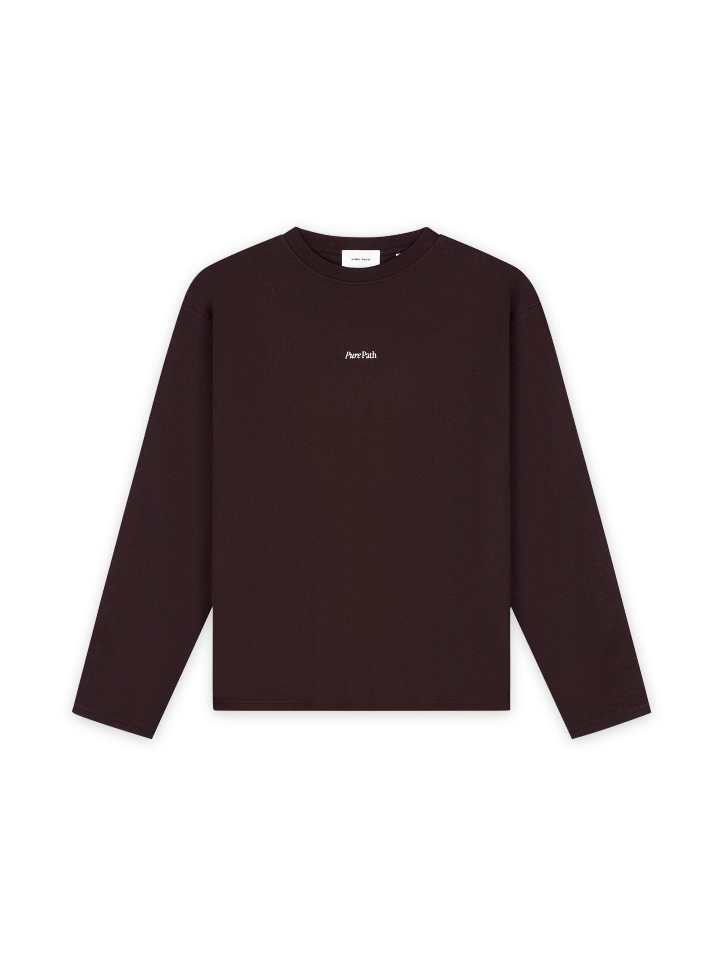 Pure Path Shirt in Brown: front