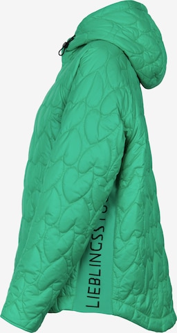 LIEBLINGSSTÜCK Between-season jacket 'Iljana' in Green
