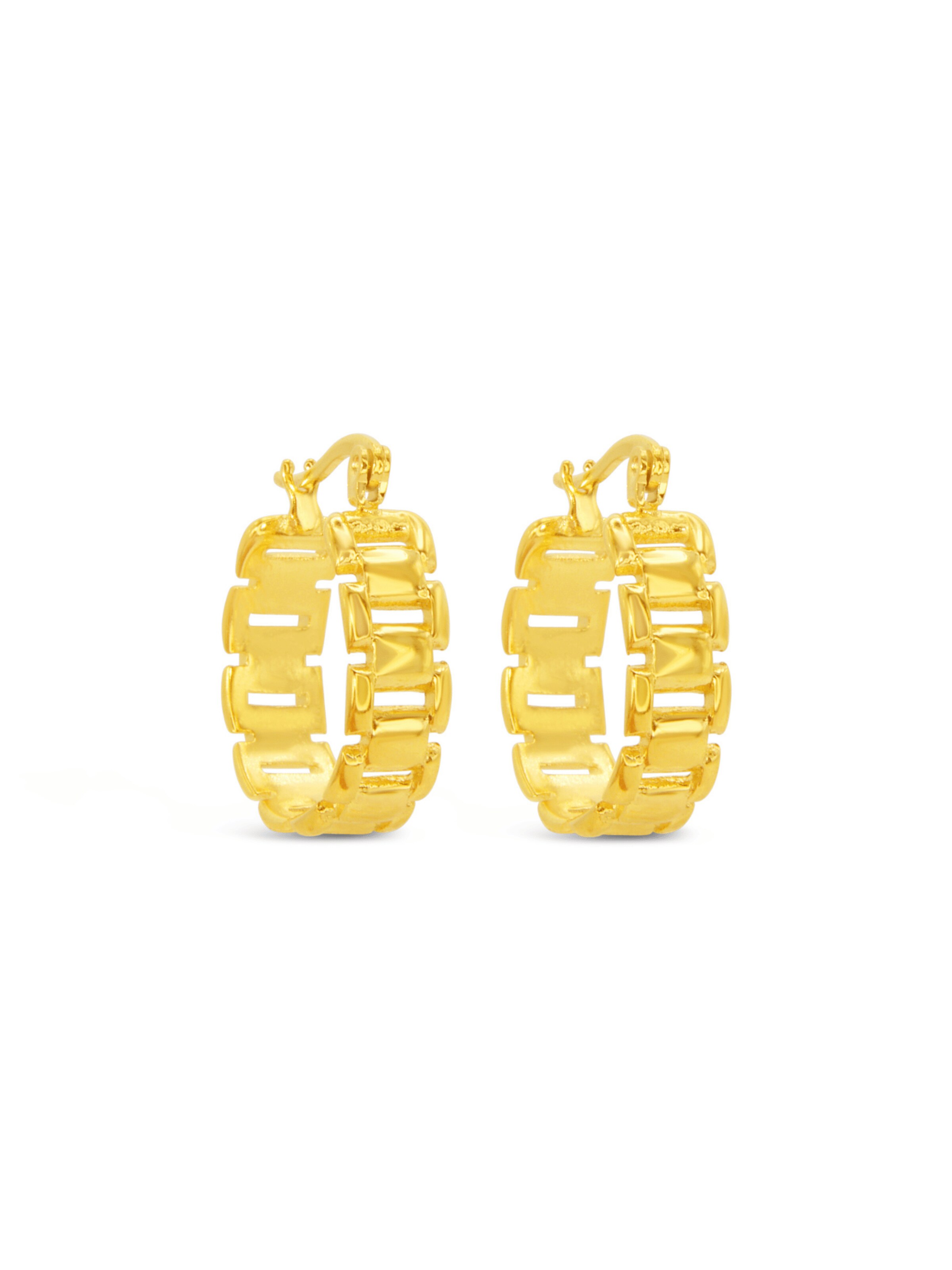 ARS-ARGENTI Earrings 'TIME WARP' in Gold