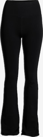 Aim'n - Acampanado Pantalón deportivo en negro: frente