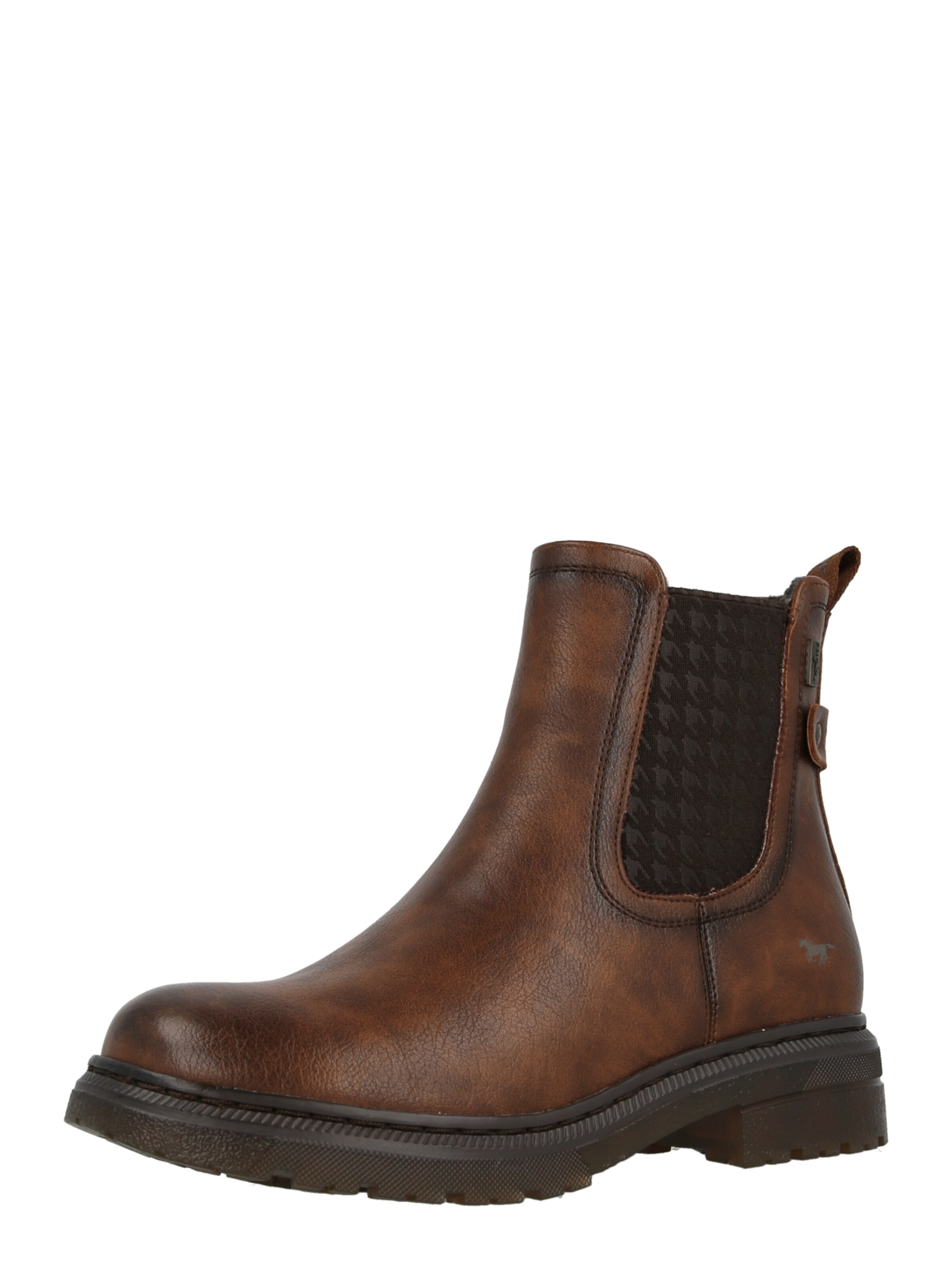 MUSTANG Bottines en brun foncé, Vue avec produit
