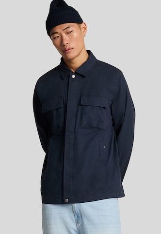 Lyle & Scott Tussenjas in Blauw: voorkant