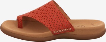 GABOR T-Bar Sandals 'Dianette' in Red: front