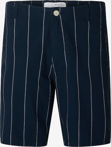 SELECTED HOMME Regular Pants 'West' in Blue: front