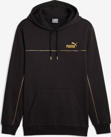 PUMA Sportsweatshirt 'ESS+ Minimal Gold' i sort: forside