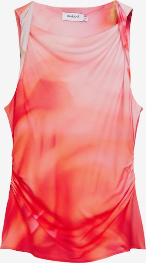 Desigual Sportski top u svijetloroza / crvena / bijela, Pregled proizvoda