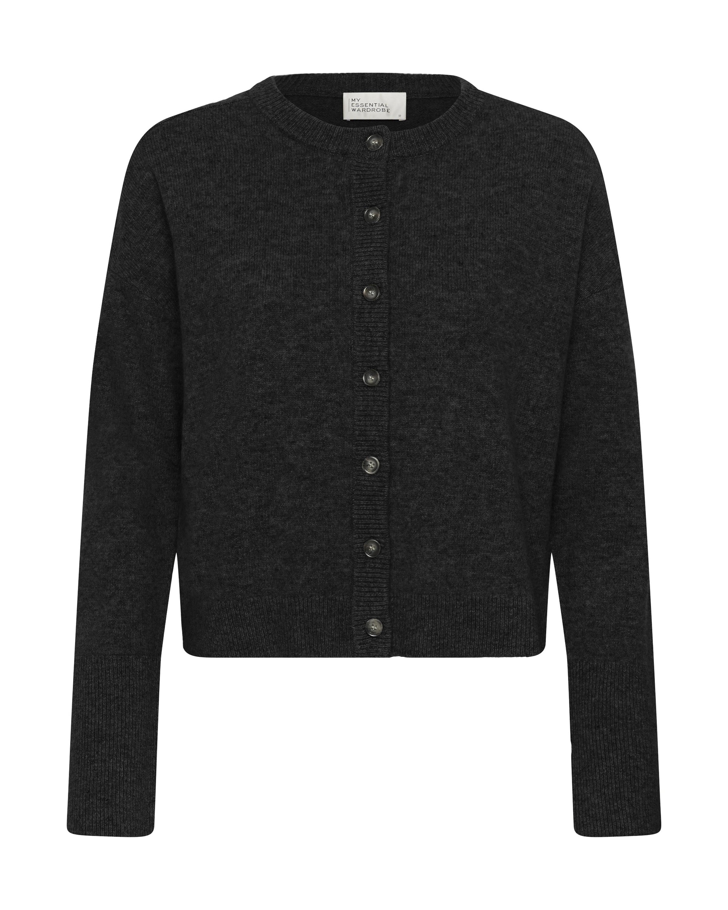 My Essential Wardrobe - Casaco de malha em preto: frente