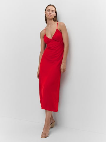 MANGO Summer Dress 'Martina' in Red