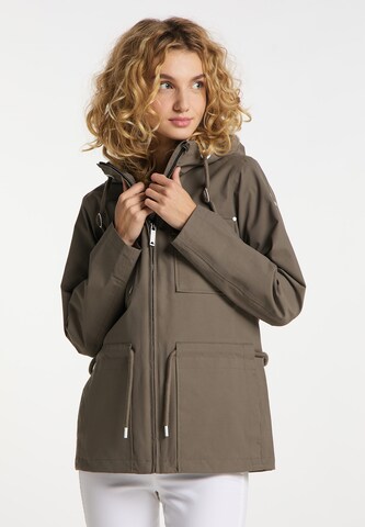DreiMaster MaritimTehnička jakna 'Tylin' - smeđa boja: prednji dio