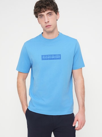NAPAPIJRI Majica 'S-BOX' | modra barva