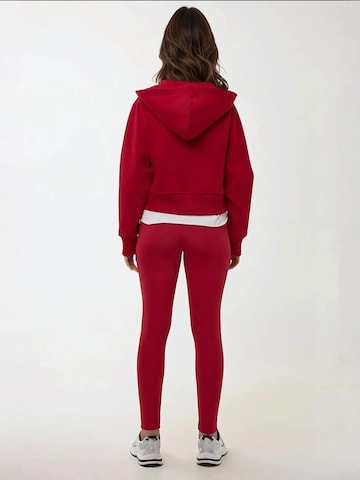 Hiccup Zip-Up Hoodie in Red