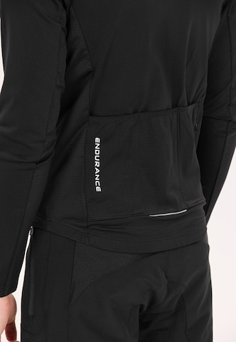 ENDURANCE Functioneel shirt 'Megah' in Zwart