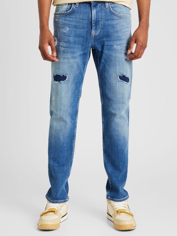 s.Oliver Slimfit Jeans 'Nelio' in Blauw: voorkant