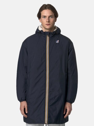 K-Way Winterjas 'LE VRAI 4.0 EIFFEL EAST ORSETTO GIUBBINO' in Blauw