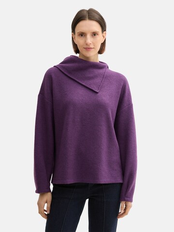 TOM TAILOR Sweatshirt in Lila: voorkant