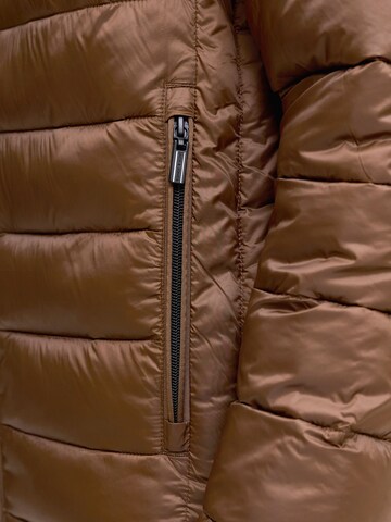 JACK & JONES Between-season jacket 'JJEKingsley' in Brown
