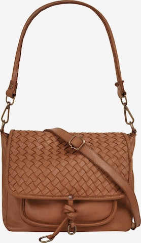 Sac à bandoulière Samantha Look en marron : devant