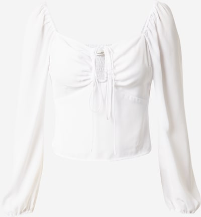Abercrombie & Fitch T-shirt en blanc, Vue avec produit
