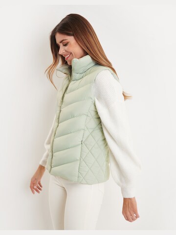 Threadbare Bodywarmer 'Daffodil' in Groen