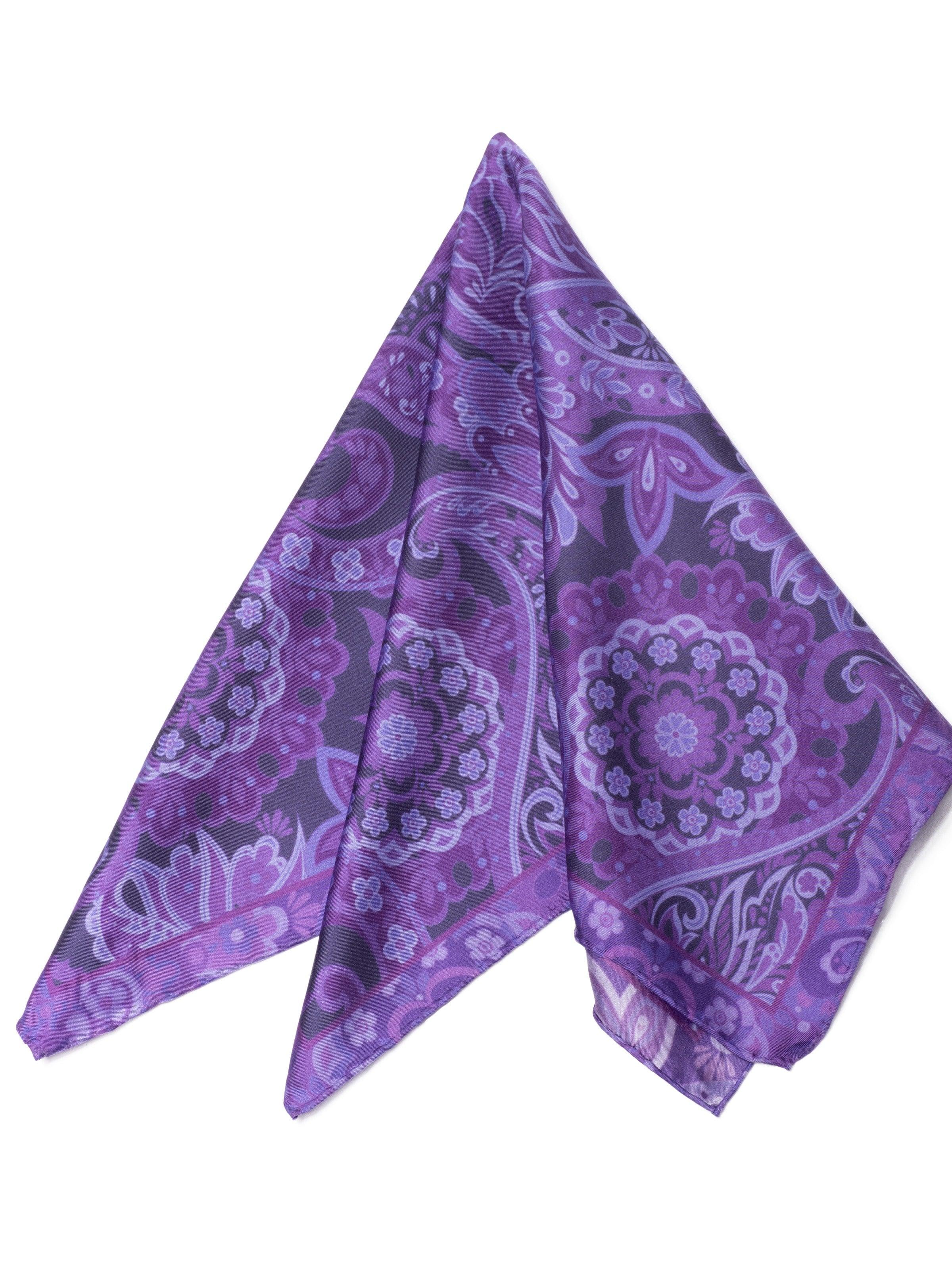 Écharpe MayTree en violet : devant